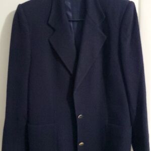 Navy blue cashmere blaizer